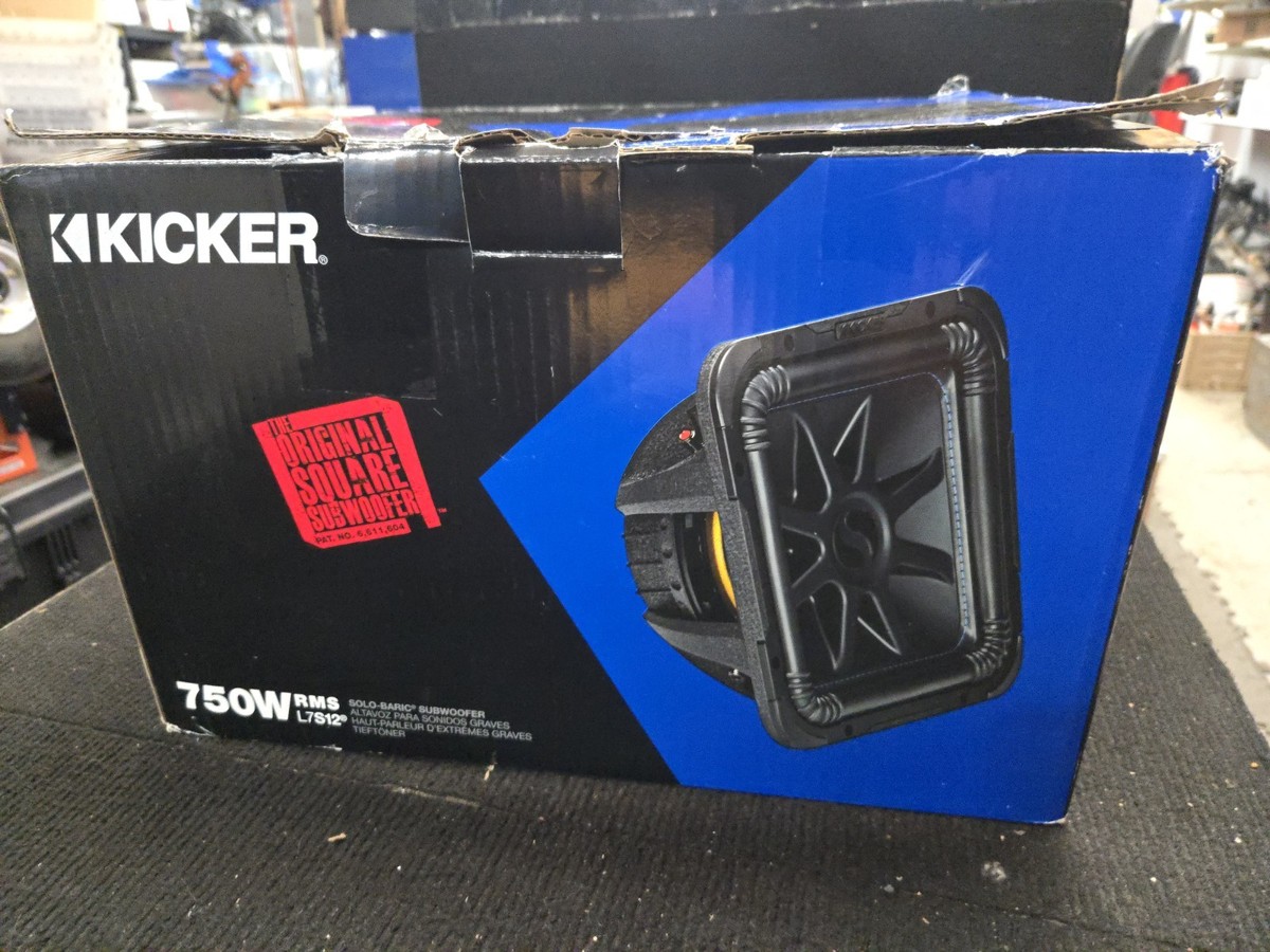 kicker solobaric s12l7 2Ω KICKER L7 SOLO BARIC SUBWOOFER S12L7 2OHM 750W RMS NEW IN BOX | eBay