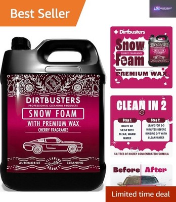 Umweltfreundlicher 5L Cherry Snow Foam Vorwäsche Autoreiniger - sichere & effektive Formel