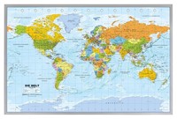 Politische Weltkarte Auf Kork-Pinnwand, Deutsch 9783981078640