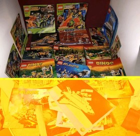 Massive Lot Lego Star Wars Power Miners Dino City Creator Atlantis Instructions