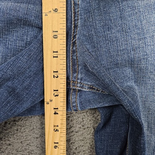 Pantalones de mezclilla Lane Bryant para mujer 28 tiro medio cintura flexible recta súper elásticos - Imagen 3 de 10