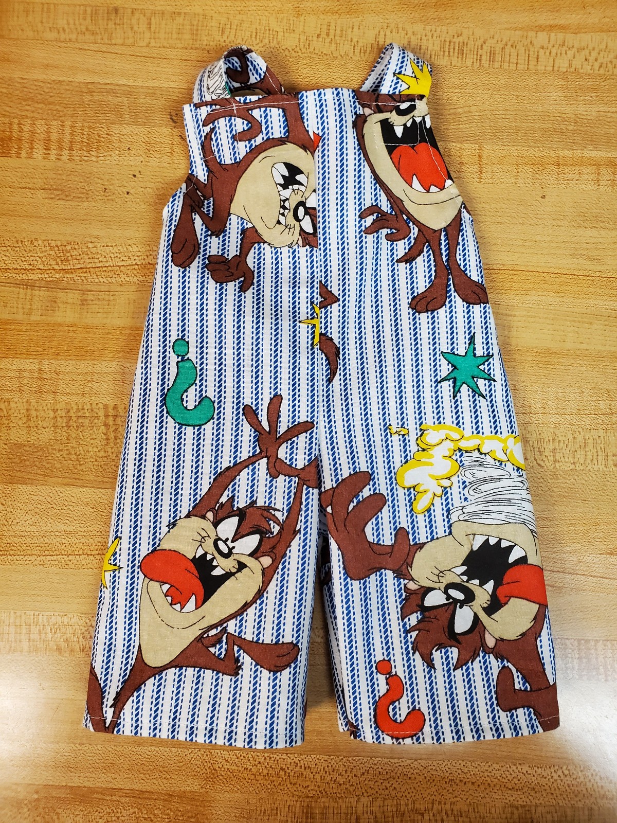 TAZ TASMANIAN DEVIL OVERALLS  for 16" CPK Cabbage Patch Kids