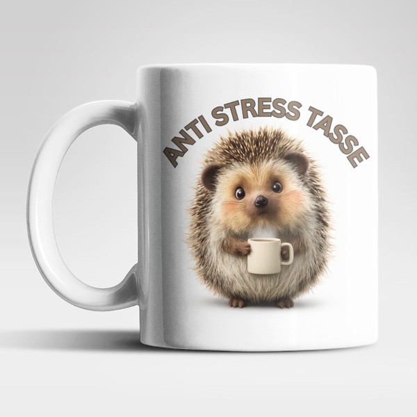 Anti Stress Igel Hedgehog Kaffeetasse Teetasse Tasse Geschenkidee 325 Ml-image