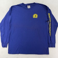 Vintage 1988 Boston Marathon Longsleeve Adidas L Made In USA