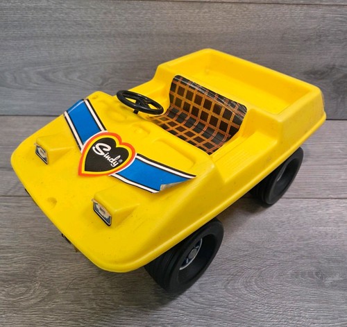 Vintage Pedigree Sindy Camping Buggy Yellow 1970s Original Box No Tent VGC