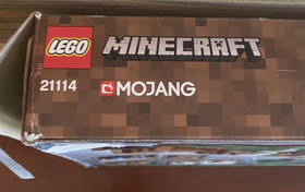 LEGO Minecraft: The Farm 21114 Used Original Box, Booklet MISSING 1 Piece