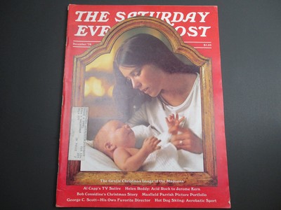 Saturday Evening Post Magazine / December 1974 / Helen Reddy / Al Capp's Satire