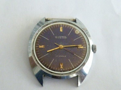 WOSTOK VOSTOK ORIGINAL 17j UHR Mov.2409A WIE IN AMFIBIA USSR 4U2FIX