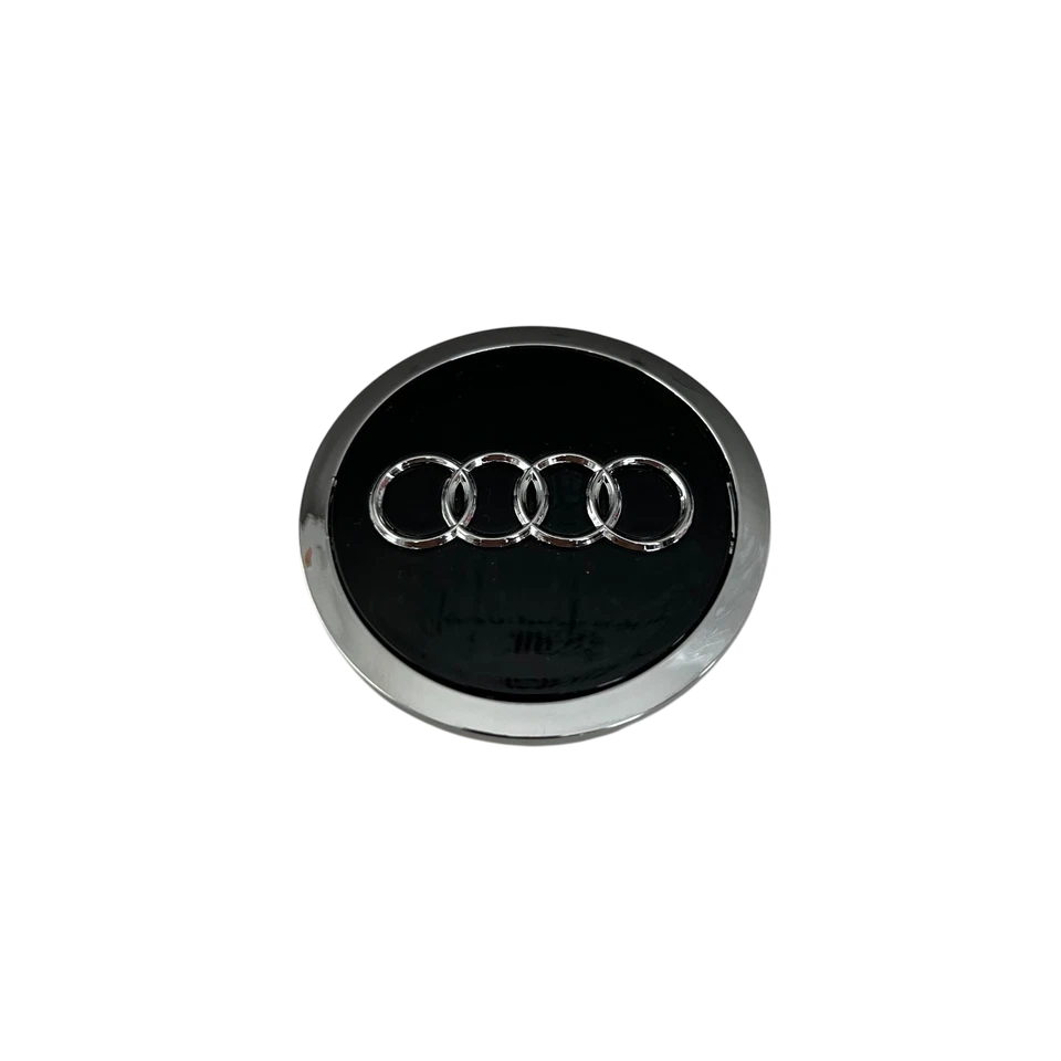 Центральные колпаки колес Audi 69 мм черные хромированные 4 шт для A3 A4 A6 Q3 Q5 TT - Изображение 2 из 4