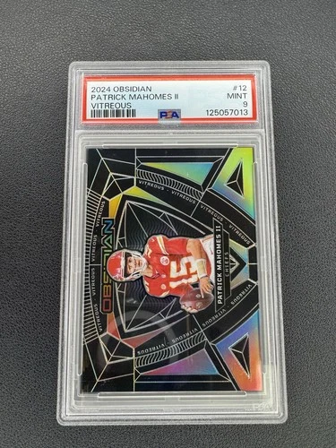 2024 Patrick Mahomes Panini Obsidian Vitreous #12 PSA 9