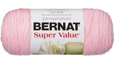 Spinrite 164053-7438 Super Value Solid Yarn-Baby Pink (3Pk)
