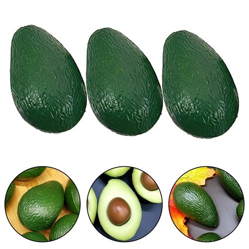 Simulation Avocado Falsche Früchte Paket Inhalt Plastik Tischmittelstücke - Afbeelding 4 van 9