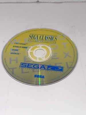 SEGA CLASSICS ARCADE COLLECTION game disc in plain case - SEGA CD