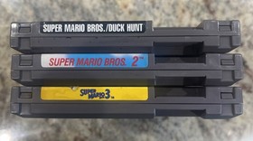 NES Mario Lot Super Mario / Duck Hunt , Super Mario Bros 2, Super Mario Bros 3