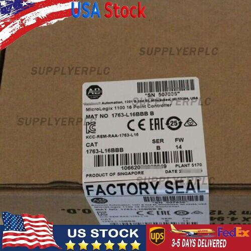 New AB 1763-L16BBB /B MicroLogix 1100 16 Point Controller I763L16BBB US