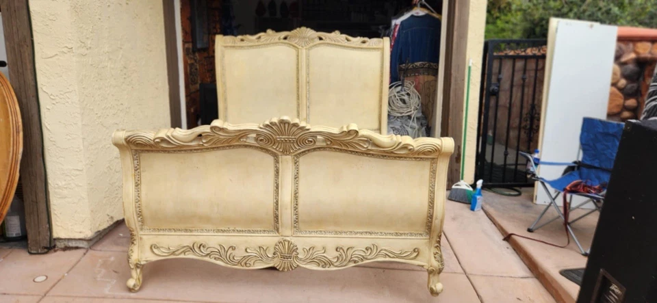 ✨ French Provincial Luxury Marble-Top Bedroom Ensemble – Museum Quality ✨ - Image 3 of 4