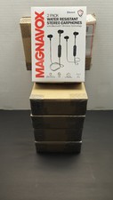 5 CT. Magnavox 2-Pack Water Resistant Earphones W/Bluetooth Wireless 10 Total 
