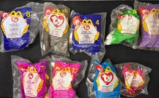 1998 MCDONALD  S HAPPY MEAL TY TEENIE BEANIE BABIES NEW SEALED Lot Of 9