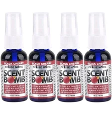 Scent Bomb 100% Oil Based Concentrated Air Freshener Spray, Cherry, 4 Pack