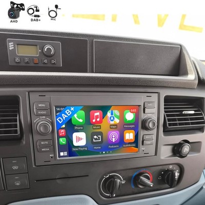 DAB+ Für Ford Transit MK7 2007-2014 Carplay Autoradio 4G+64GB GPS Android 15.0