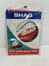 SHAQ Inflatable Jumbo Beach Ball 2020 Basketball Style 32” Inflated NIB