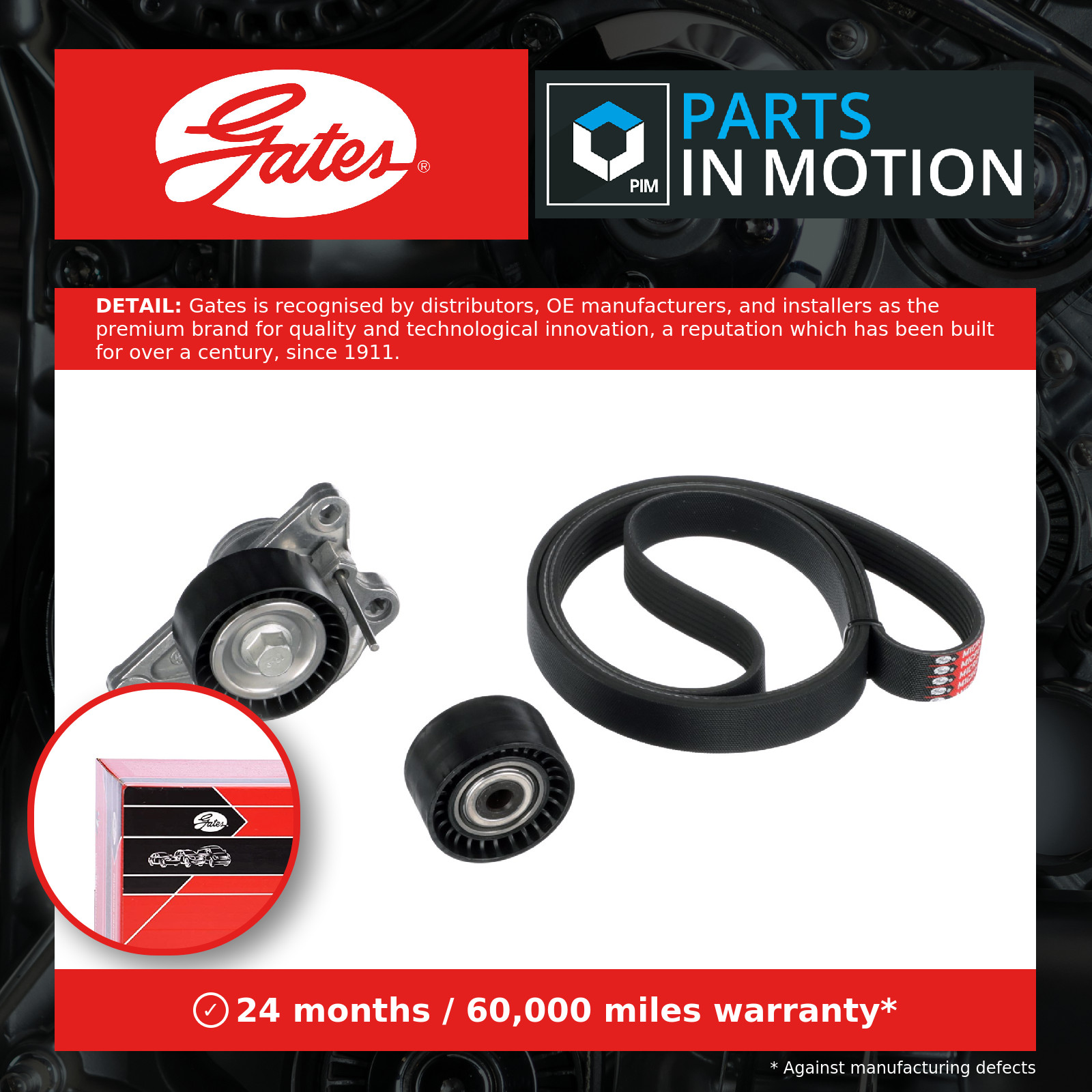 ✅Fits GATES K017PK1685 K017PK1685 MICRO V KIT ⭐UK Seller⭐ - Image 17