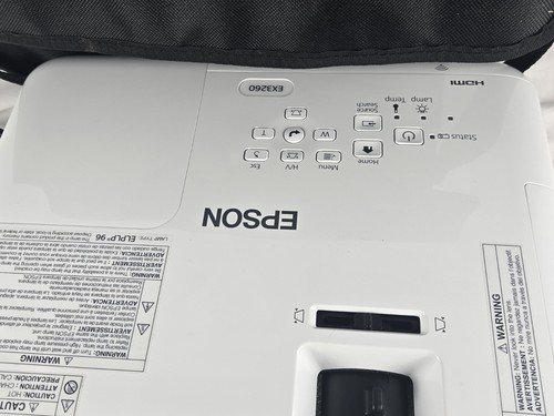 Epson EX3260 Model H842A SVGA 3LCD HDMI USB Projector - With Remote & Bag - Bild 5 von 15