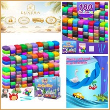 Air Dry Clay 180 Colors Modeling Clay for Kids DIY Sculpting Tool Included