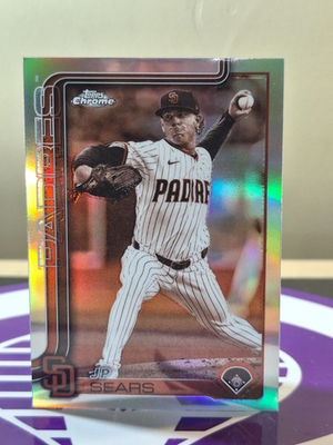 #ad 2025 TOPPS CHROME UPDATE BASEBALL SEPIA JP SEARS $1.00