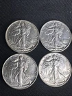 13 Walking Liberty Half Dollar Lot $6.50 Face In 90% Silver - Mixed Dates