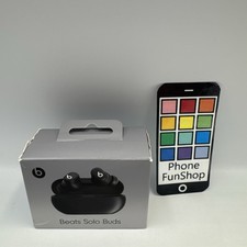 100% Genuine BEATS Solo Buds Wireless Bluetooth Earbuds - Matte Black Working