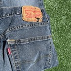 Levi's Men’s Blue Denim Straight Leg Regular Fit Mid Rise Button Fly Jeans — photo 2