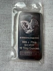 ENGELHARD 10 Troy Ounces Eagle and Flag Hallmark .999 Fine Silver