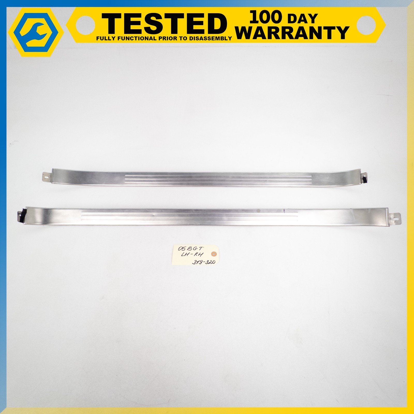 03-12 BENTLEY CONTINENTAL GT LEFT & RIGHT SIDE DOOR STEP SILL SILLS OEM