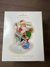 O-14 Hallmark Keepsake Ornament Club 2009 Christmas Cards For Santa