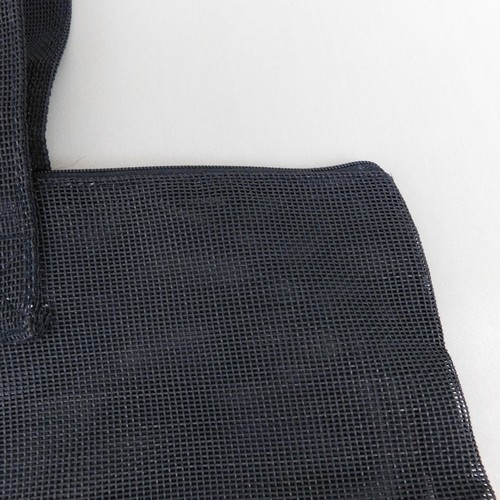 Estee Lauder Double Handle Zip Closure Mesh Tote Bag Black #8154 - Picture 3 of 6