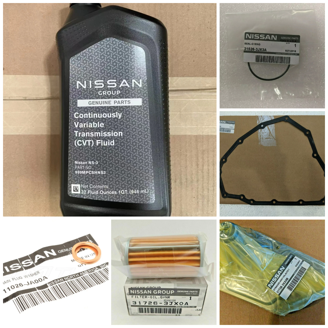 RE0F11A/JF015E GENUINE Nissan NS-3 CVT 5qt Transmission Service