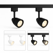 Single Circuit Track Lighting Kit 1–5m | 2–10 GU10 Spots | Bulbs | Black/White/
