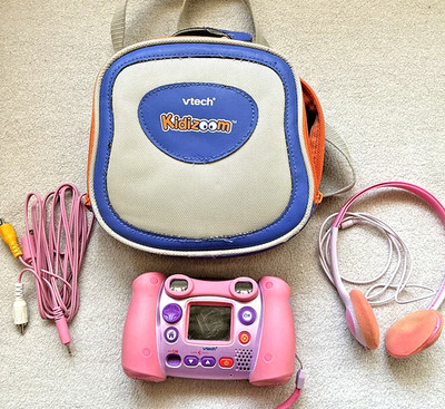 vtech*Kidizoom S.MILE - Kamera , Tv - Kabel , Kopfhörer u. Tasche  * SUPER *  