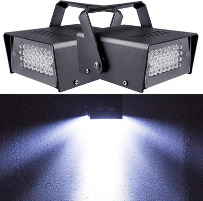 2 Packs 32 LED Strobe Lights for Halloween, Party, and Room - Mini Flashing Ligh