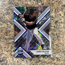 2018 Panini Elite Extra Edition Aspirations Blue /75 James Nelson #95