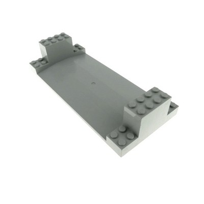 1x Lego Bau Platte 8x18x3 alt-hell grau Brückenpfeiler Stützen 4140808 30399
