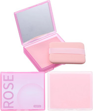 500pc Face Oil Blotting Sheets with Mirror Case  Makeup Puff Facial Oil Control