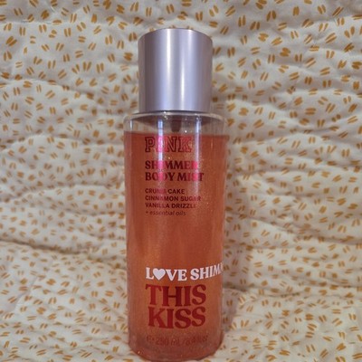 VICTORIA S SECRET PINK LOVE SHIMMER THIS KISS BODY MIST SPRAY SPLASH 8.4oz oz