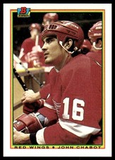 1990-91 Bowman John Chabot Detroit Red Wings #236