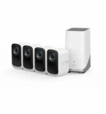 NEW EufyCam 3C 4 Security Camera Kit Plus Home Base 3 Surveillance AÍ Face Recog