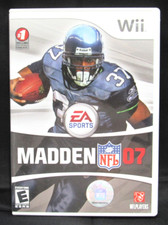 Madden NFL 07 Nintendo Wii Football Game CIB Complete W/ Manual Tested