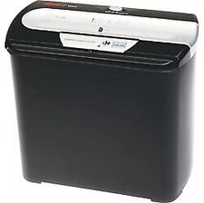 GO_EUROPE Aktenvernichter 255 CD schwarz bis 7 Blatt A480g + CDs Papierkorb 12 L