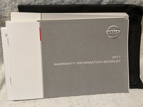2017 Nissan Versa Sedan Owners Manual Warranty Guide Maintenance Booklet & Case - 第 6/7 張圖片