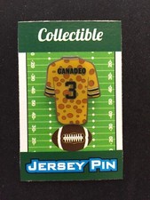 Green Bay Packers Tony Canadeo jersey lapel pin-#1 Retro Collectible Cheesehead